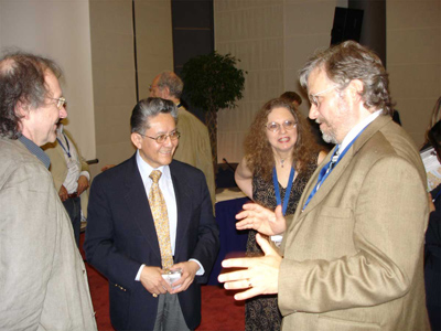 Peter Lehmann, WPA President Juan E. Mezzich, Judi Chamberlin and  David W. Oaks